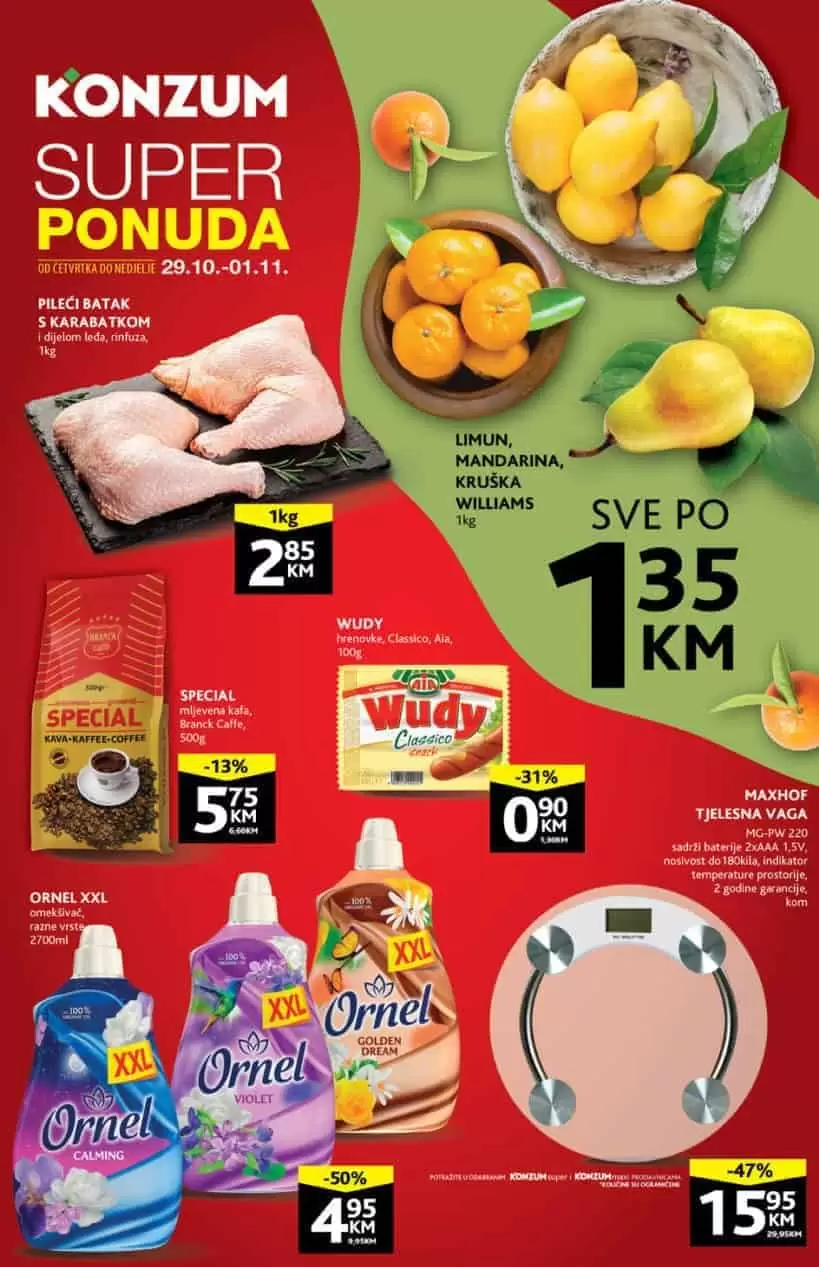 vikend akcija konzum. ornel. kafa