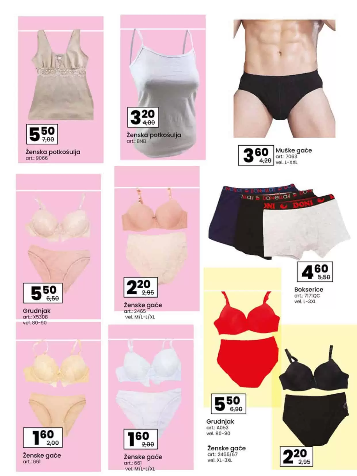 fis snizenje- fis akcija. fis katalog.  donji ves.