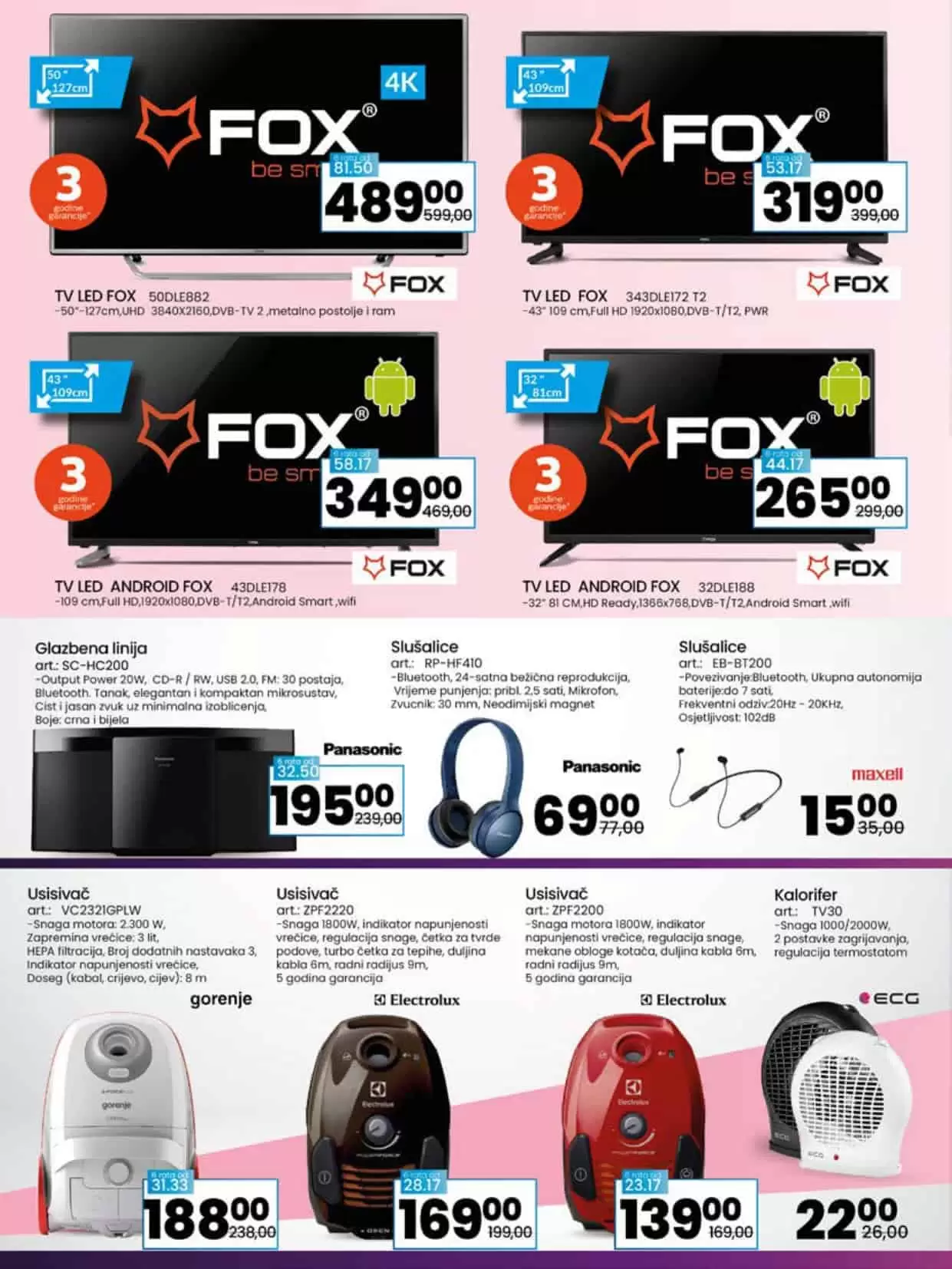 fis snizenje- fis akcija. fis katalog.   tehnika