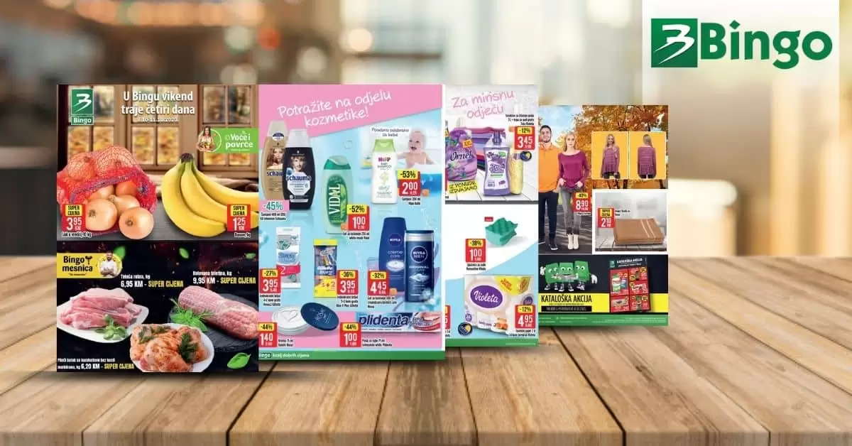 bingo akcija. bingo katalog. bingo akcija. bingo popust.