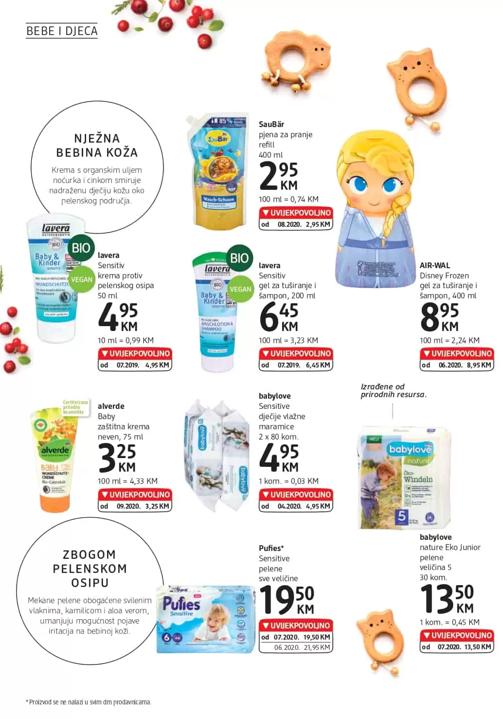 proizvodi za njegu djece. proizvodi za bebe. njega bebe