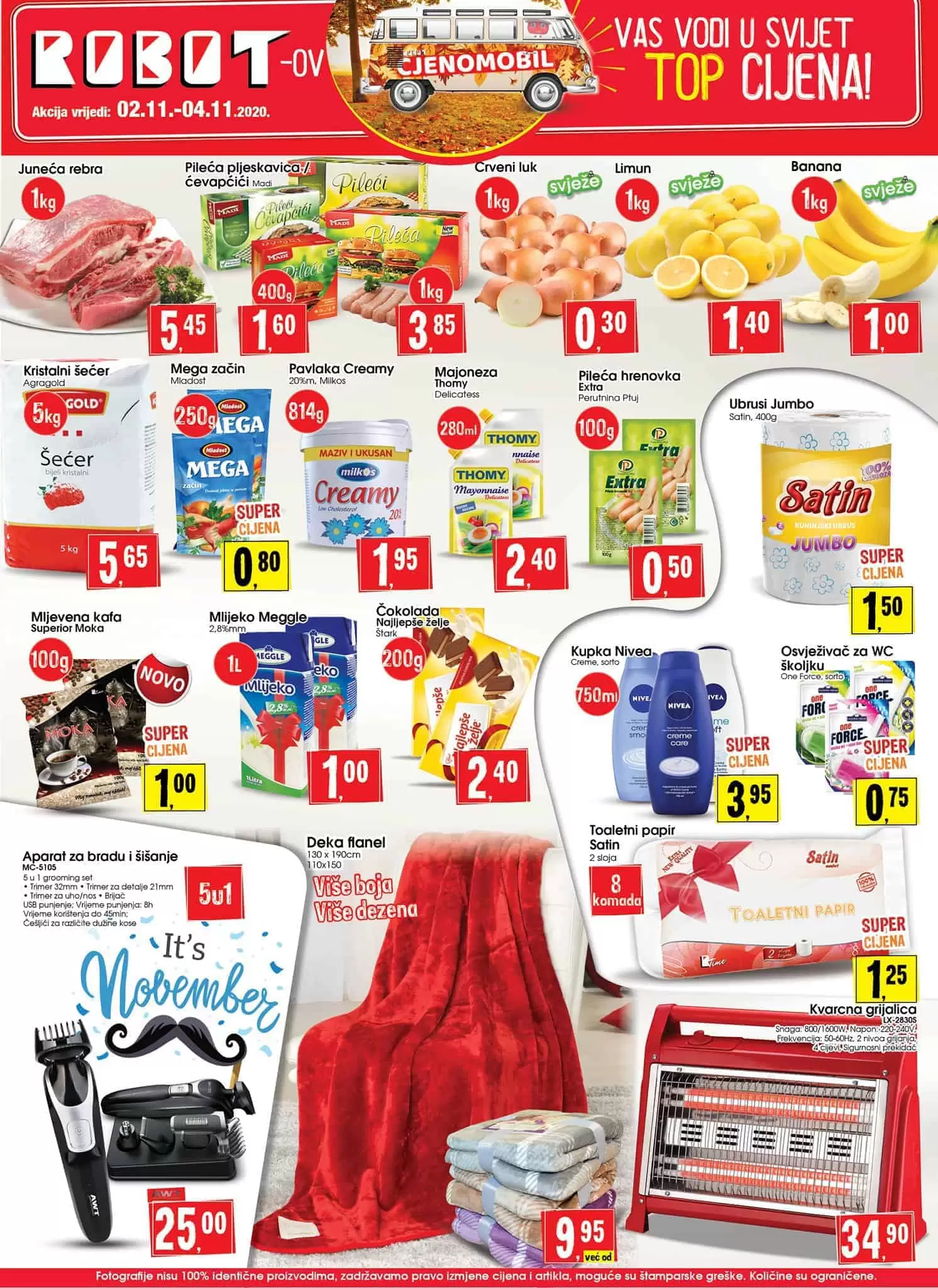 robot katalog. robot akcija. robot popust. nivea gel za tusiranje. movember u robotu. 