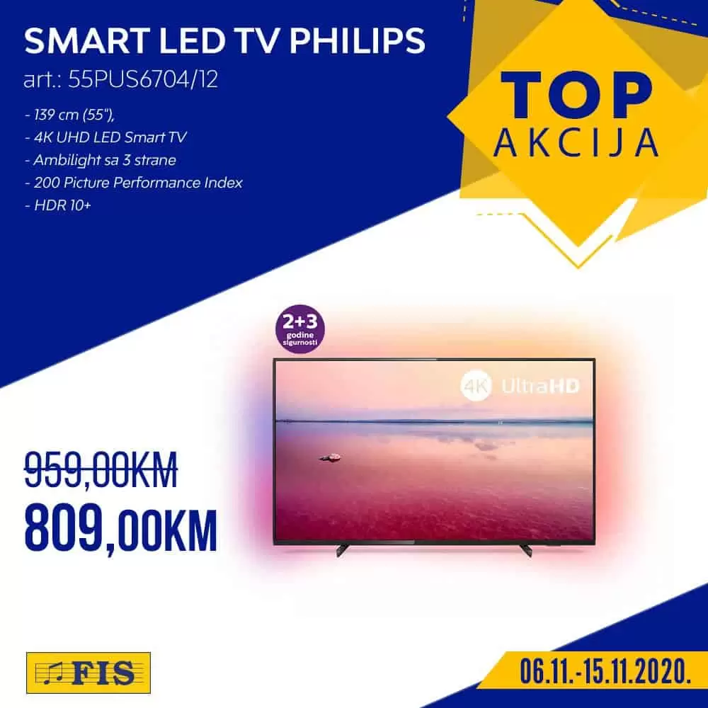 Fis TOP akcija. Fis snizenje. 