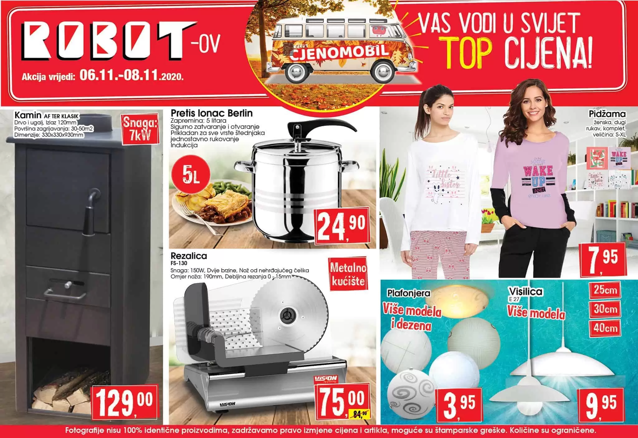 robot akcijski katalog. robot vikend akcija. snizenje. popust. 