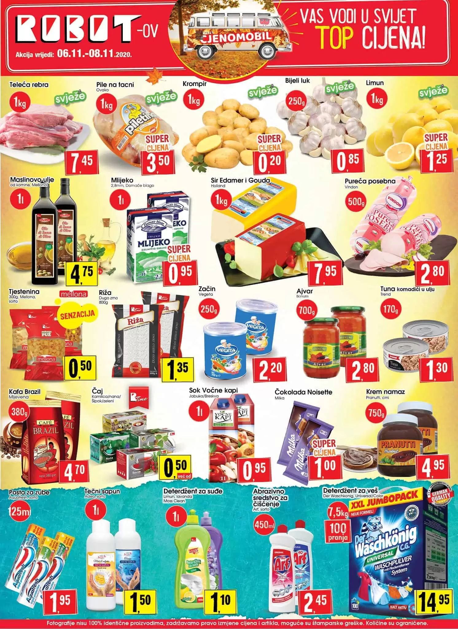 robot akcijski katalog. robot vikend akcija. snizenje. popust. 