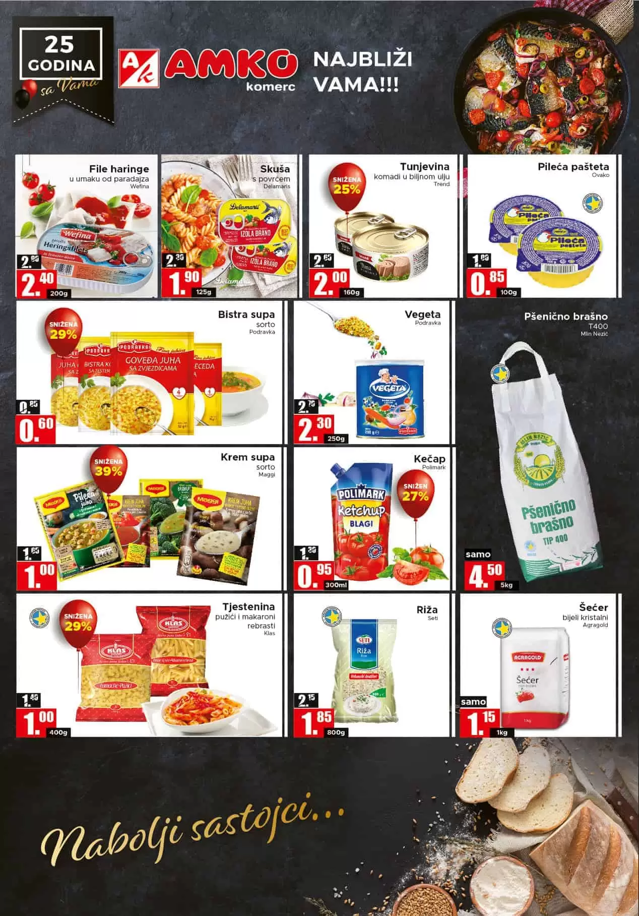 Amko vikend akcija. amko snizenje. amko kupujmo domace. amko nagradna igra. amko popust. najnize cijene.