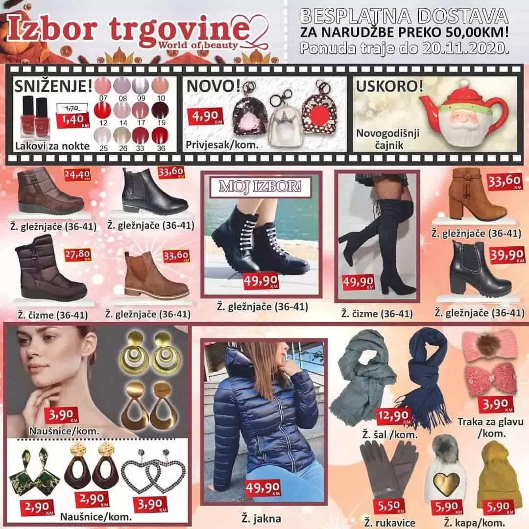 izbor trgovine akcijski katalog. snizenje. akcija. popust. 