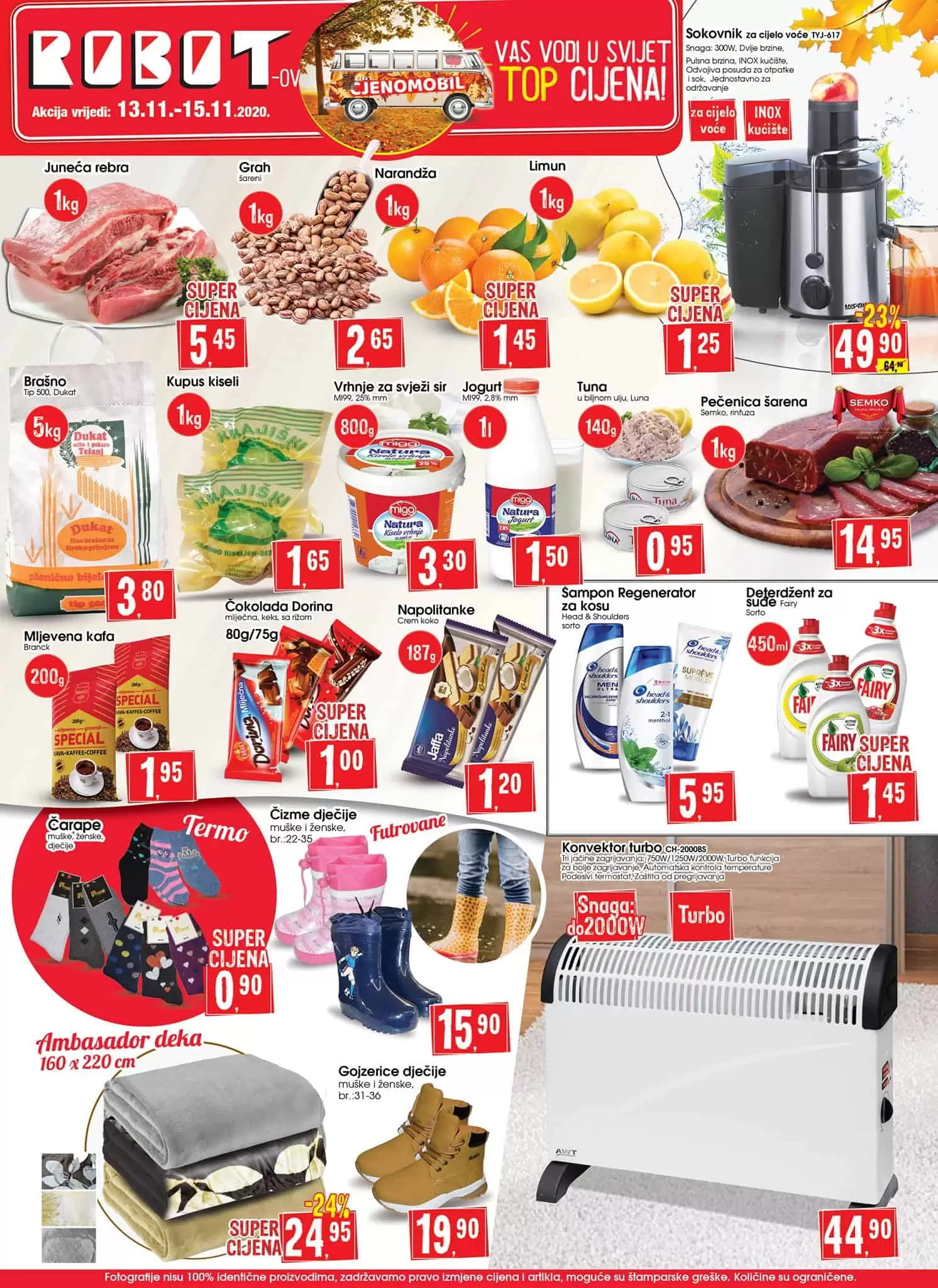 robot akcijski katalog. robot vikend akcija. snizenje. popust. 