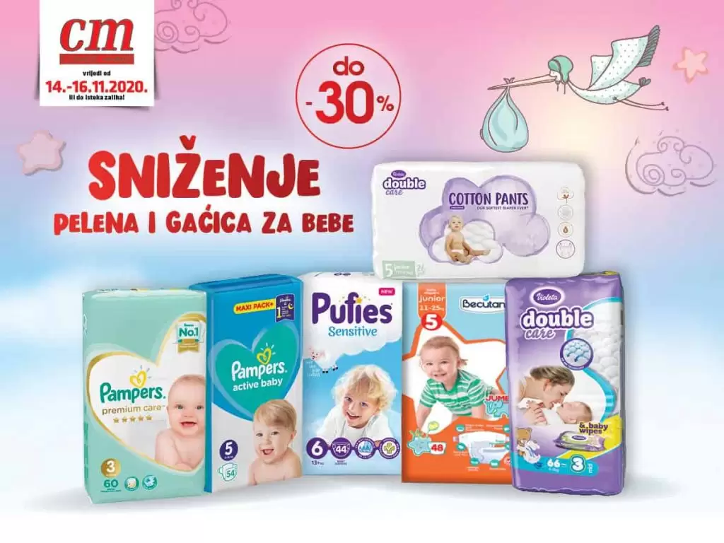 pelene snizenje. snizenje pelena. koje pelene su najbolje. pampers pelene. violeta pelene pufies pelene. becutan pelene.