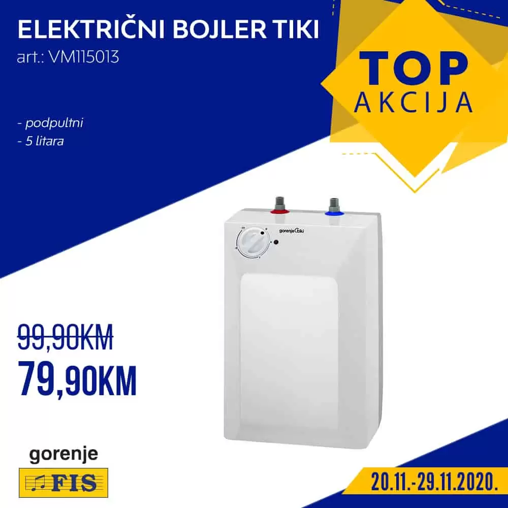 fis top akcija. snizenje. popust. katalog. elektricni bojler