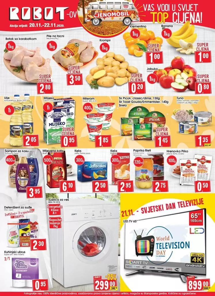 robot akcijski katalog. robot vikend akcija. snizenje. popust.