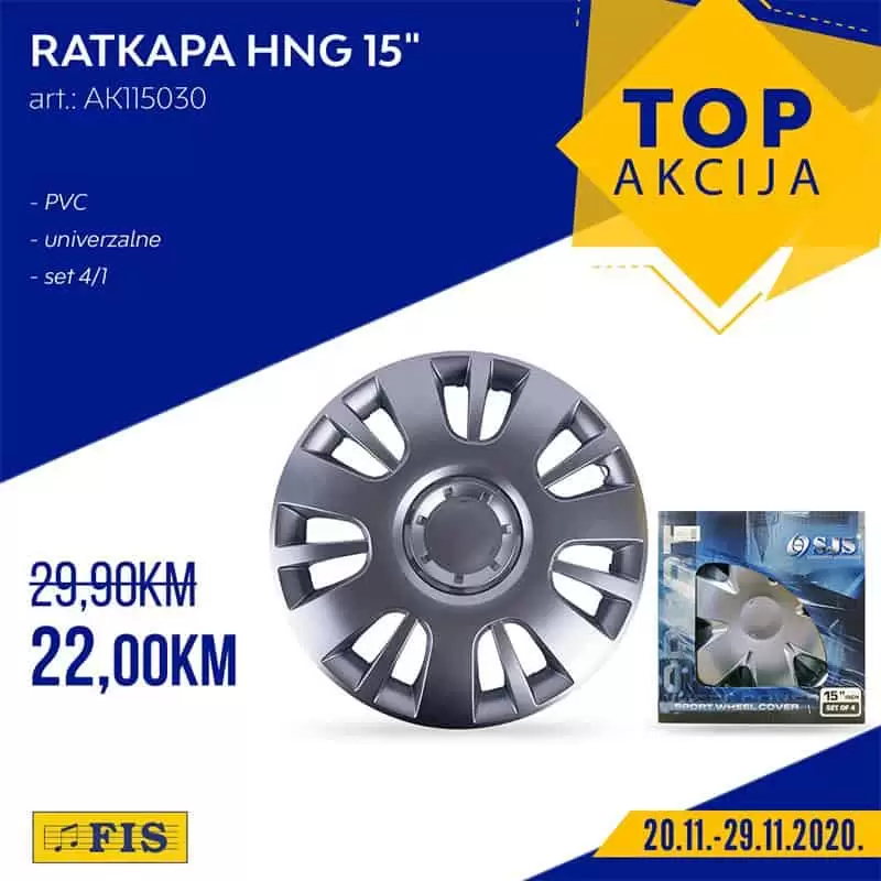 fis top akcija. snizenje. popust. katalog. ratkapa