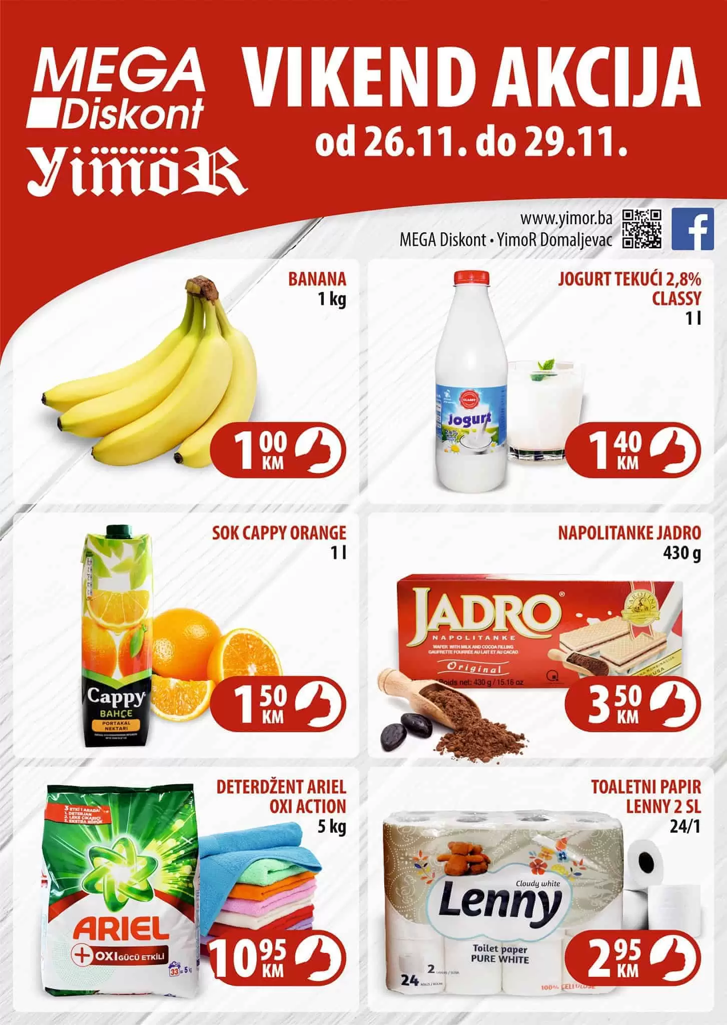 mega diskont yimor vikend akcija