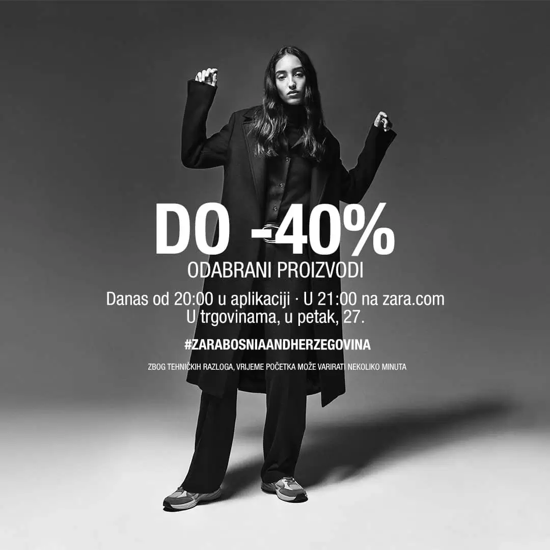 zara snizenje do 40%