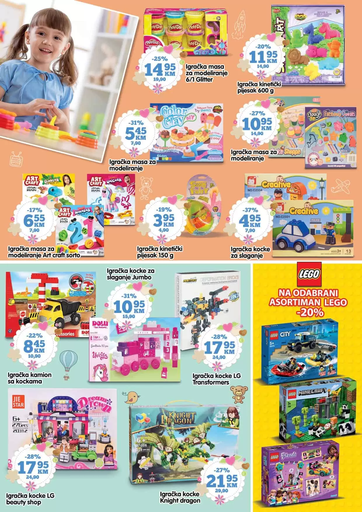najpovoljnije cijene igracaka. slikovnica. bojanka. puzle.