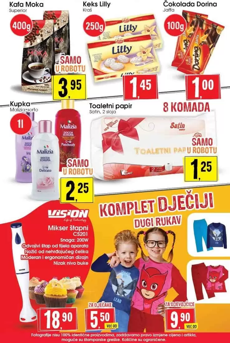 robot akcijski katalog. robot vikend akcija. snizenje. popust.