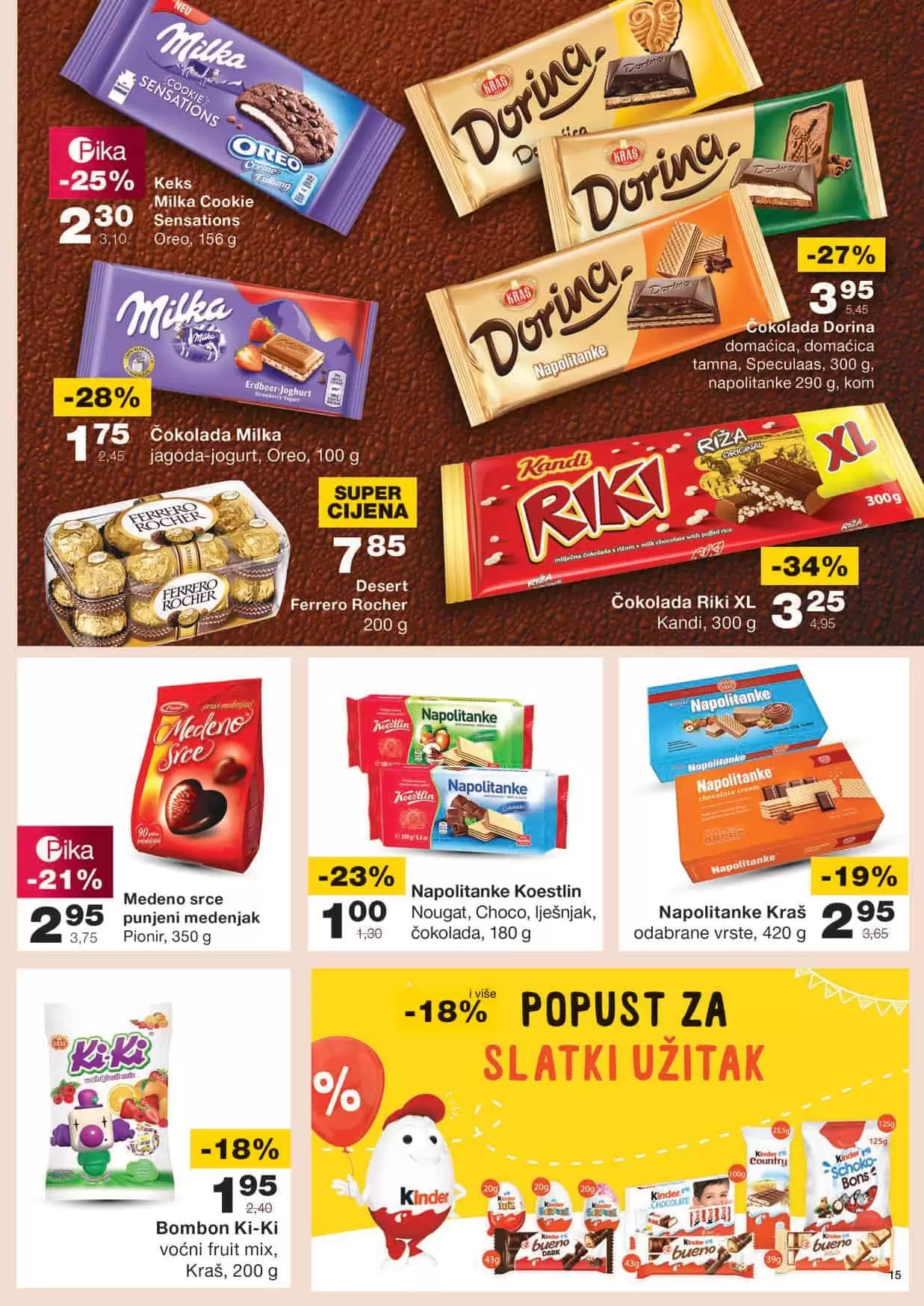 mercator kataloska akcija. mercator snizenje. mercator lozionicka. cokolada. milka cokolada.