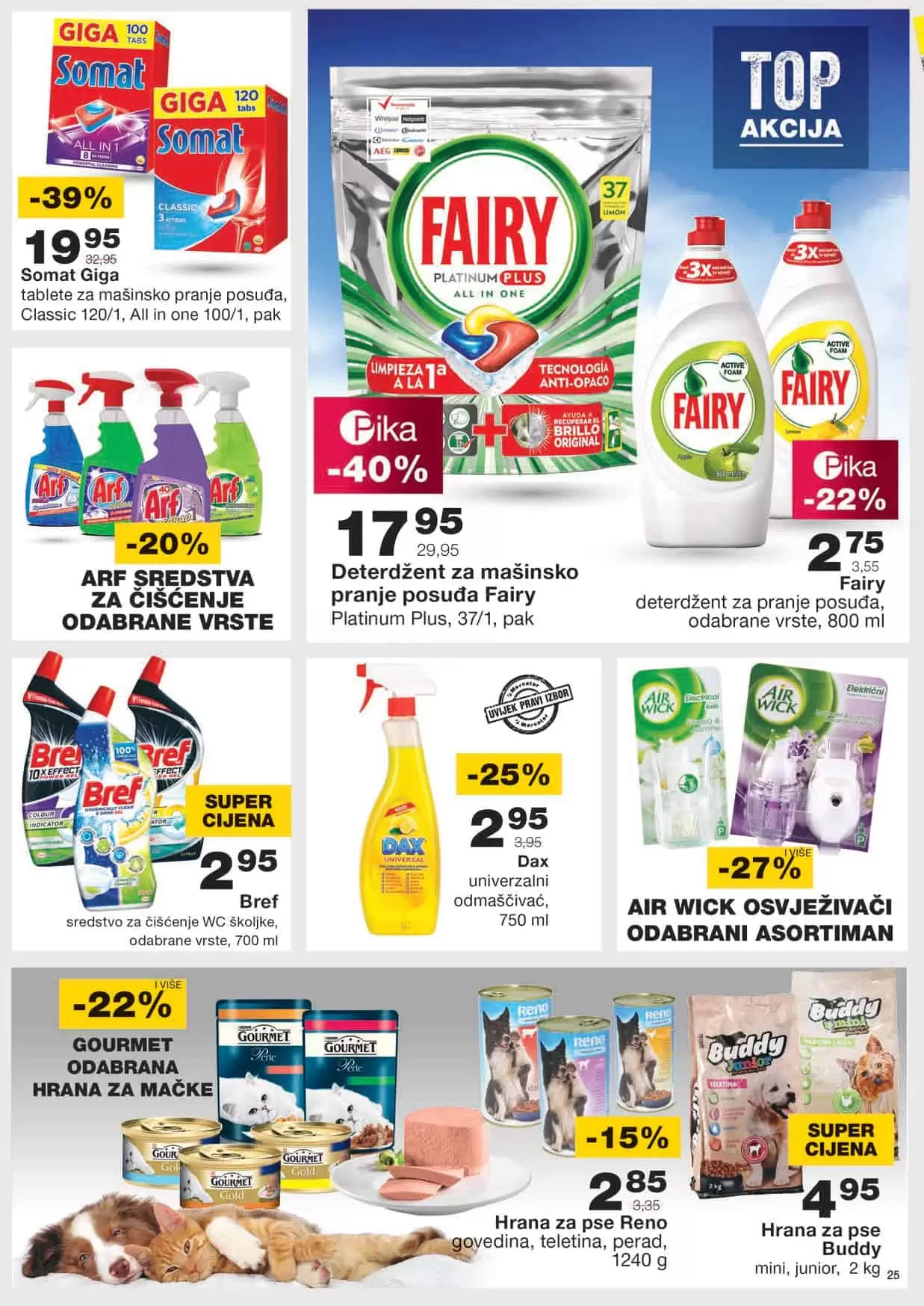 mercator kataloska akcija. mercator snizenje. mercator lozionicka. fairy deterdzent