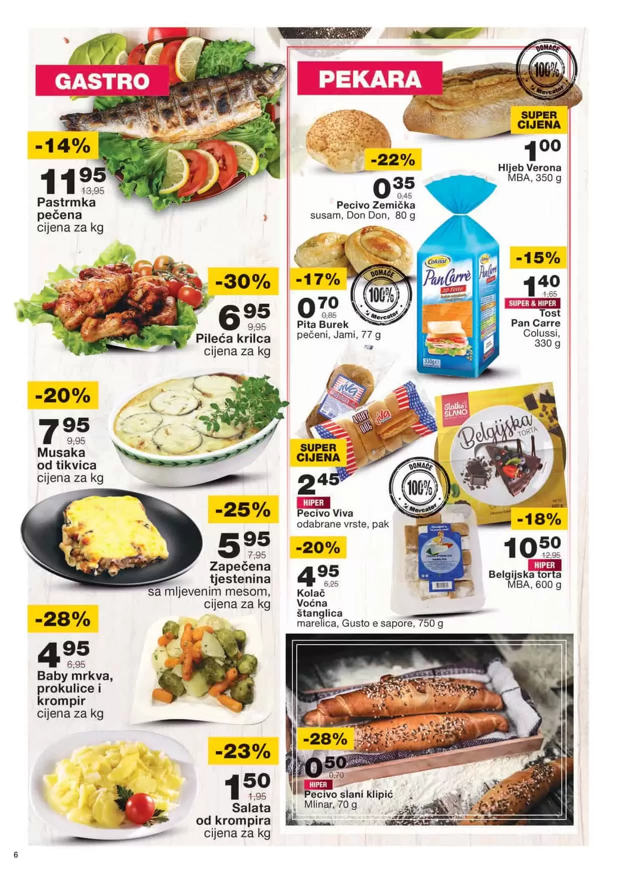 mercator super akcija. mercator snizenje. mercatgor konzum