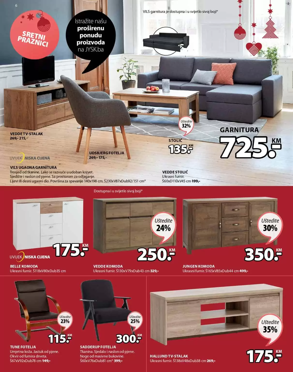 jysk akcijski katalog. jysk raspodaja. jysk snizenje. jysk popust.  fotelja. dvosjed. trosjed. 