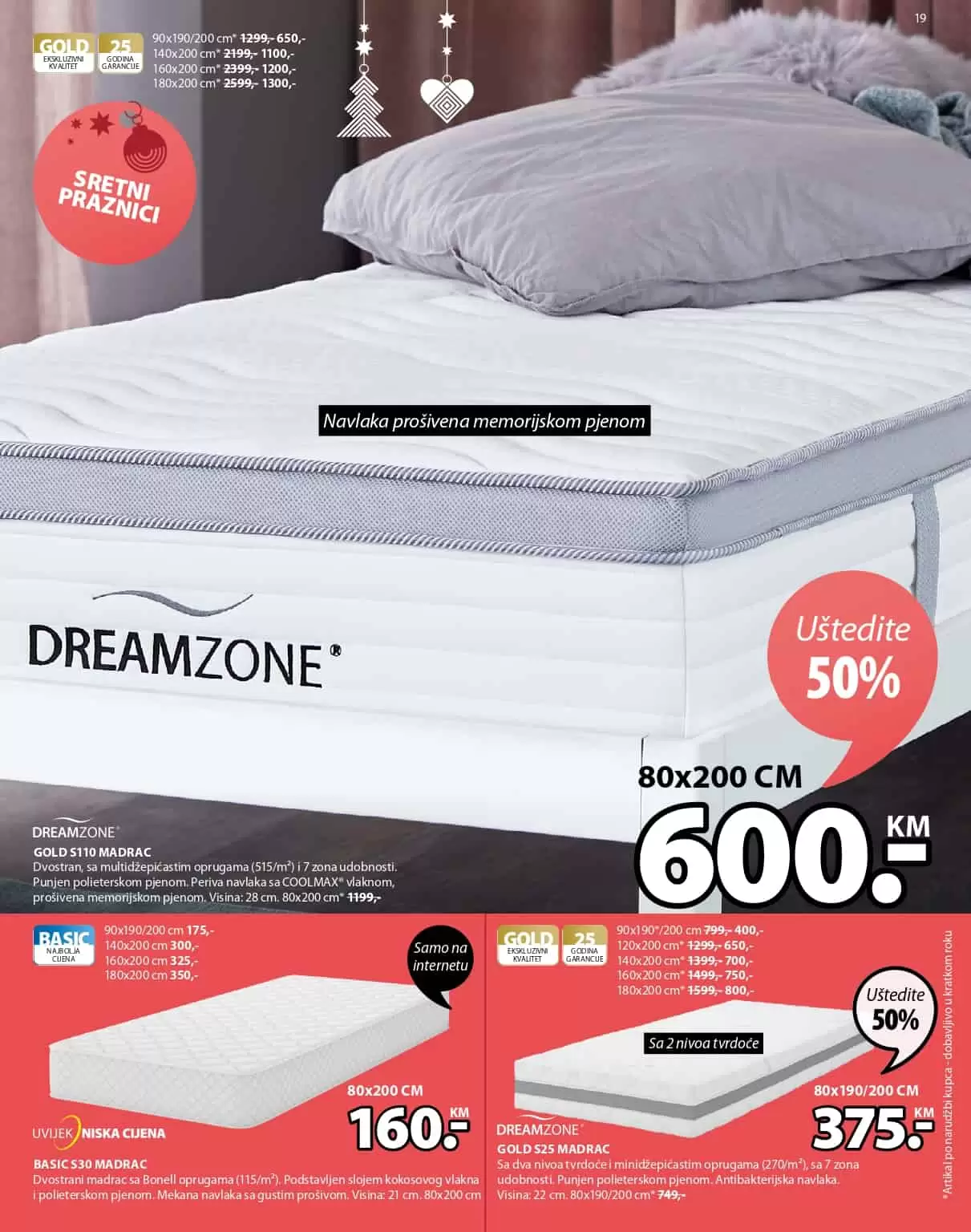 jysk akcijski katalog. jysk raspodaja. jysk snizenje. jysk popust.  dusek. jorgan. jastuk. deka. gdje kupiti dobar madrac. kako izabrati madrac. 