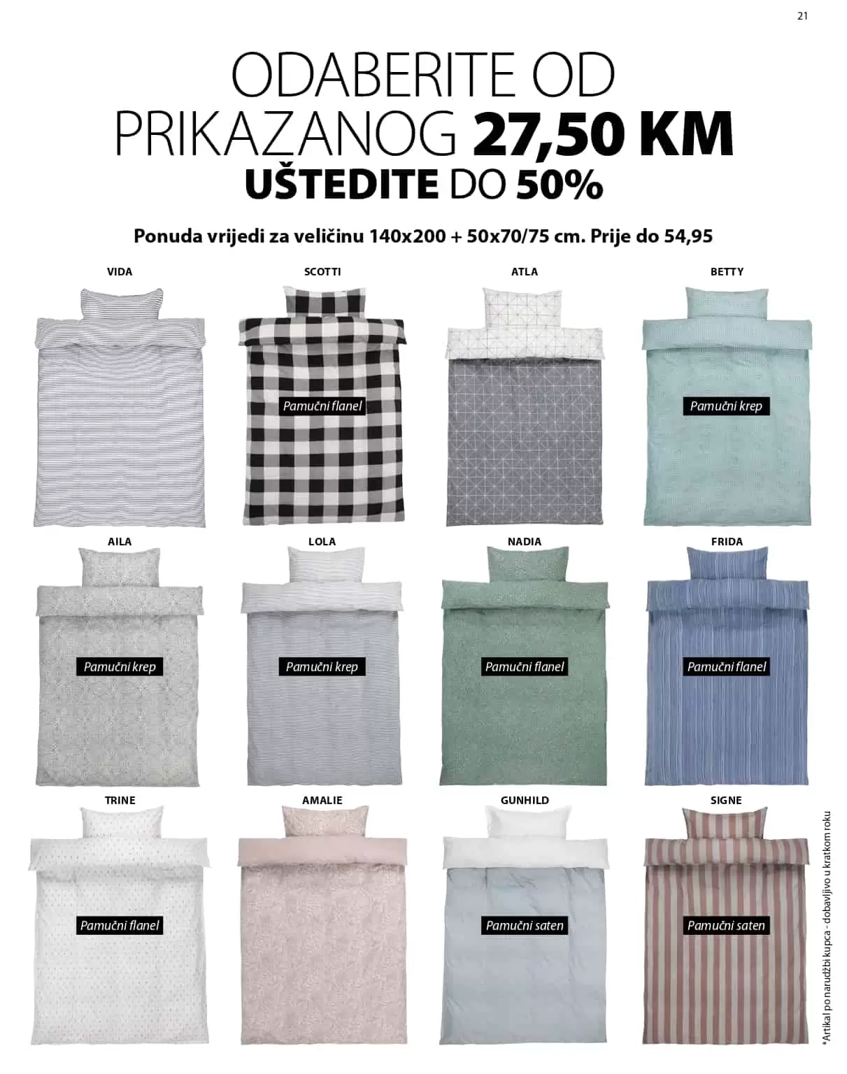 jysk akcijski katalog. jysk raspodaja. jysk snizenje. jysk popust.  posteljina. pamucna posteljina. 