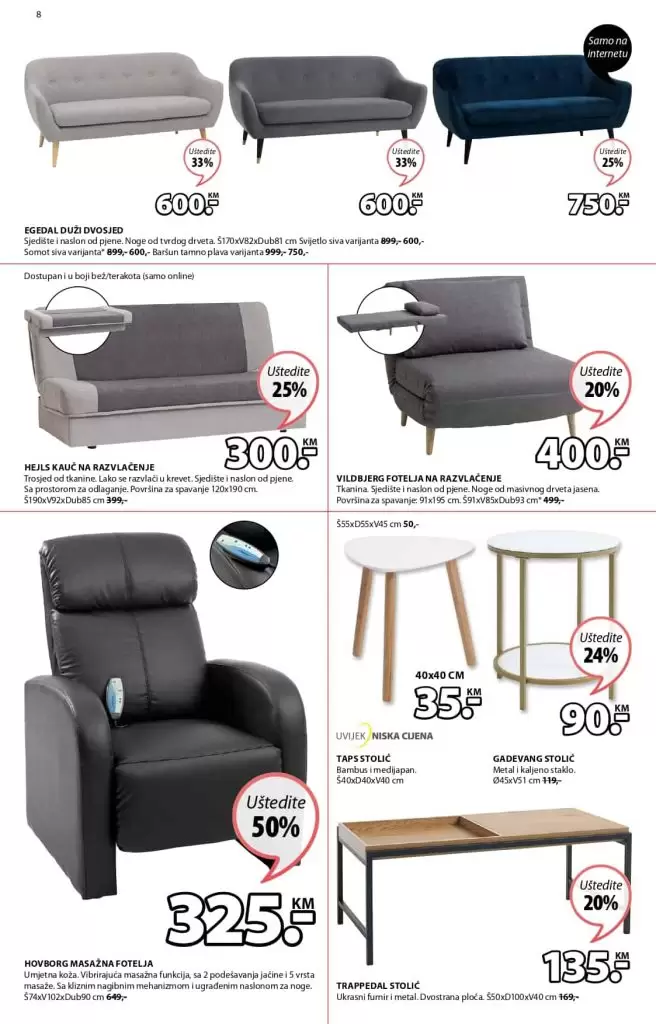 namjestaj sarajevo. namjestaj tuzla. masazna fotelja