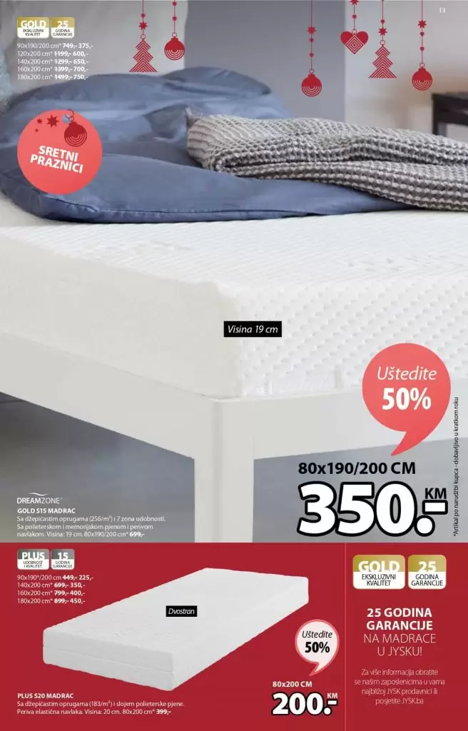 Jysk akcijski katalog. snizenje. popust. Jysk madrac, Jysk rasporodaja.