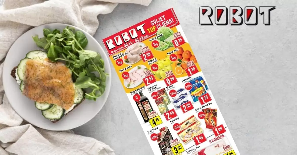 robot akcijski katalog. robot vikend akcija. snizenje. popust.