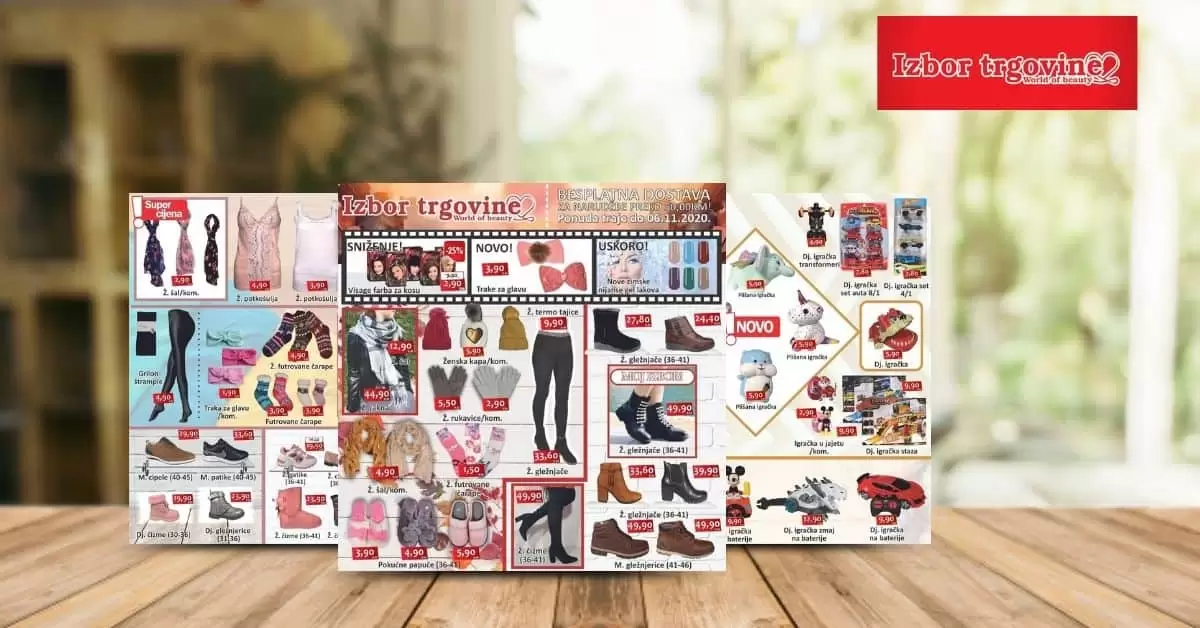 izbor trgovine katalog. izbor trgovine akcija. popust. snizeno. sarajevo. mostar . banja luka.