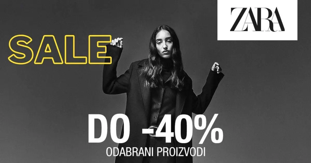 zara snizenje do 40%