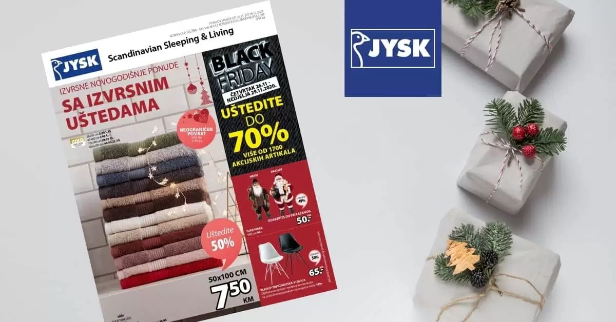 Jysk akcijski katalog. snizenje. akcija. popust. katalog.