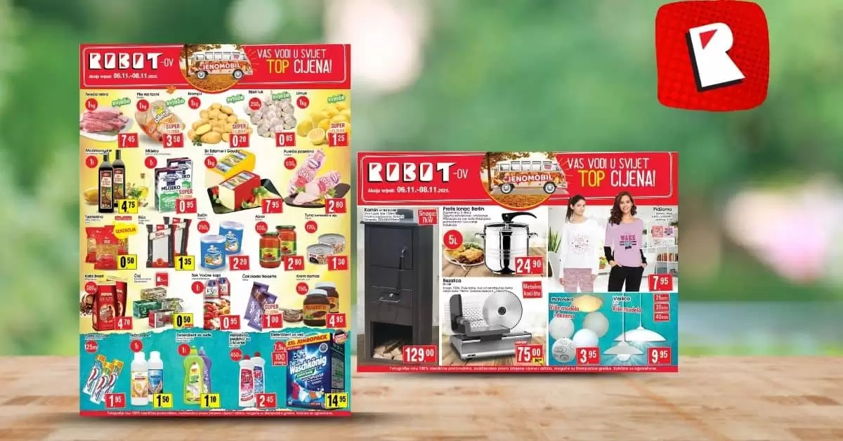 robot akcijski katalog. robot vikend akcija. snizenje. popust.
