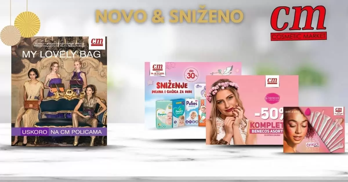 novo i snizeno u cm. cosmetic market