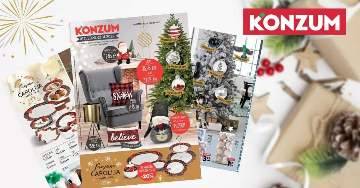 Konzum akcijski katalog. konzum snizenje. konzum akcija. snizeno. popust. katalog.