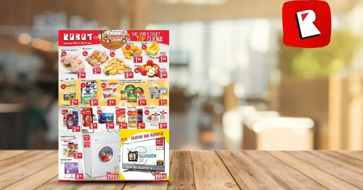 robot akcijski katalog. robot vikend akcija. snizenje. popust.