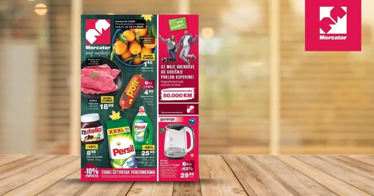 mercator kataloska akcija. mercator snizenje. mercator lozionicka.