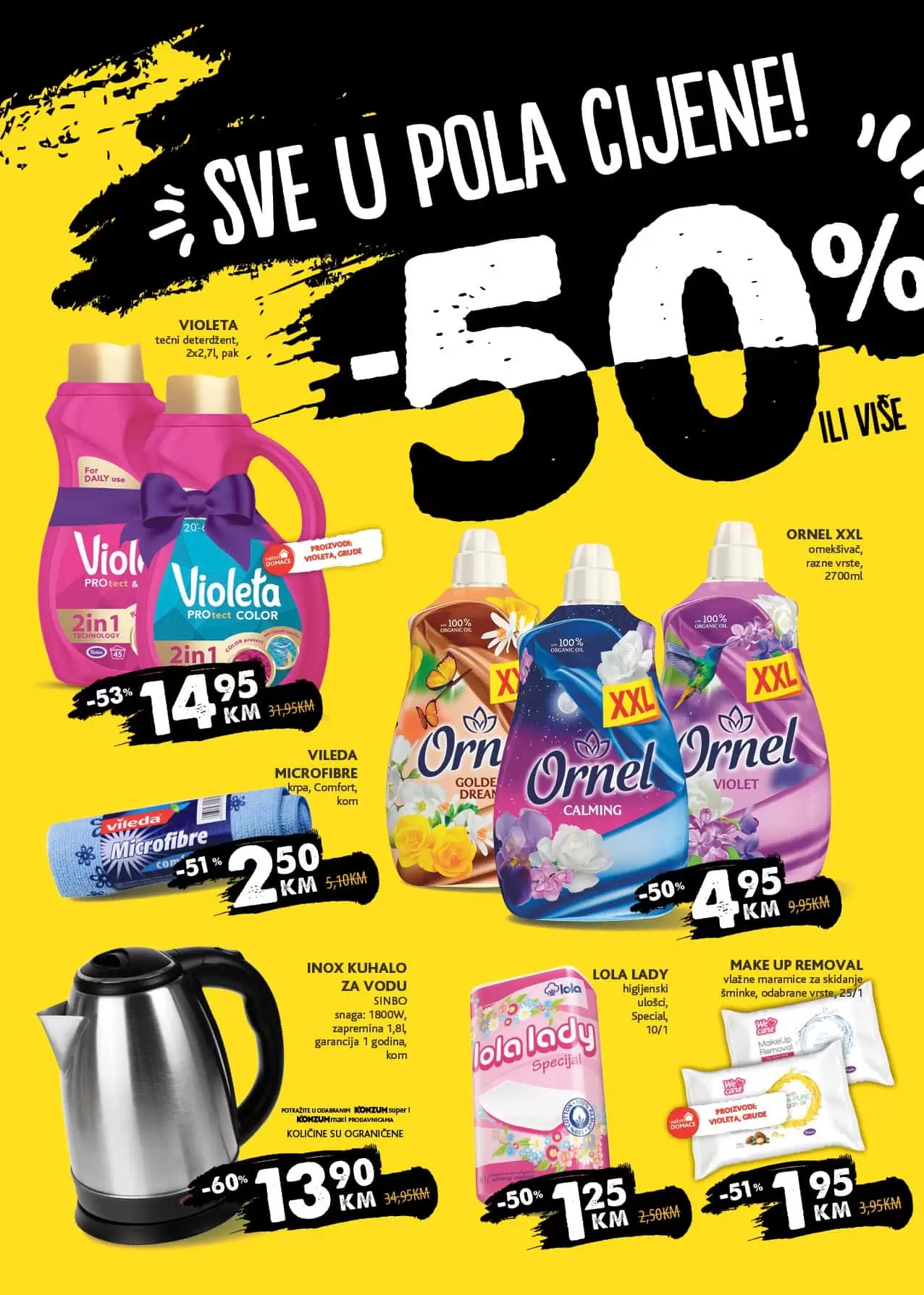 Konzum akcijski katalog. korona virus. snizenje. akcija. popusti. snizeno. ramazan.