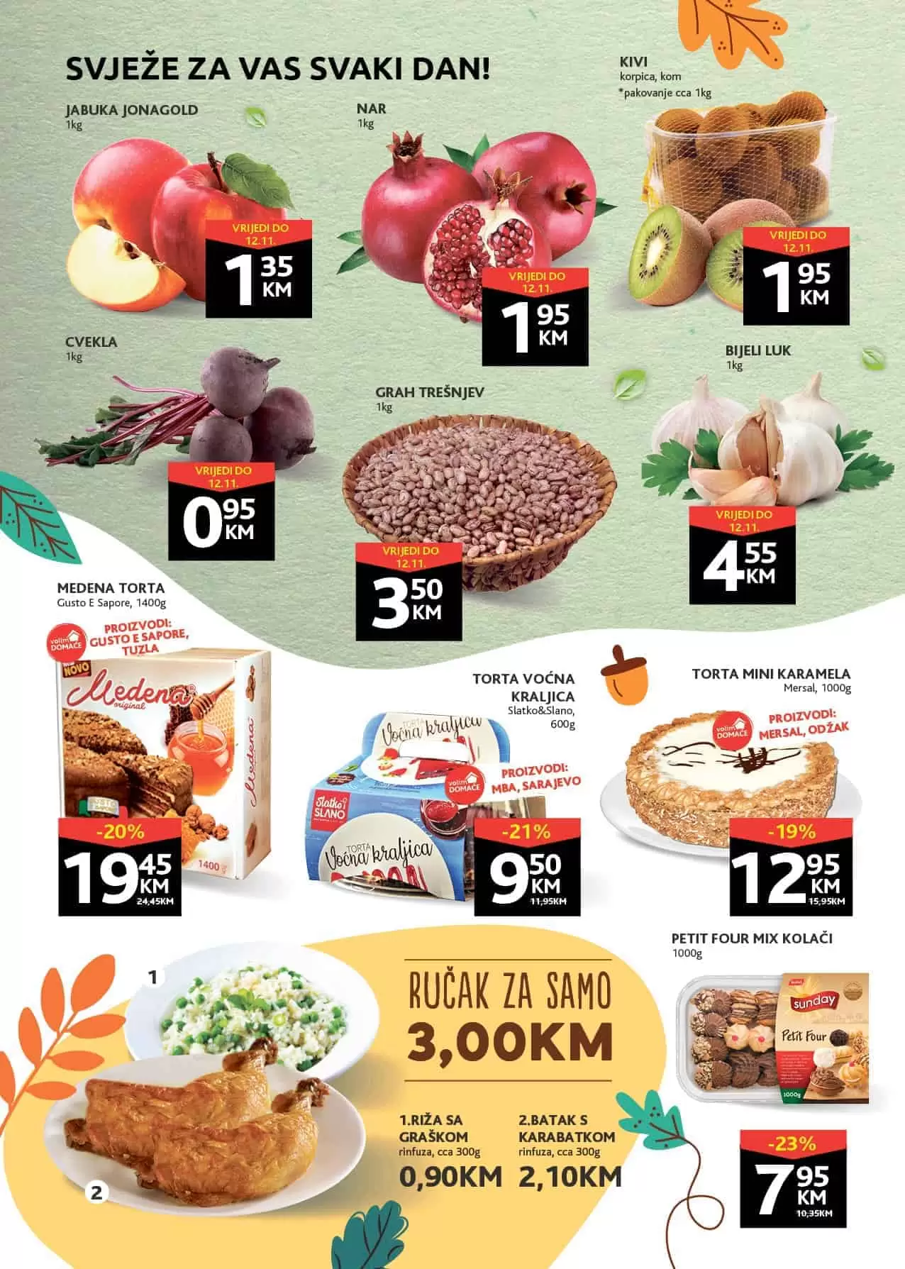 konzum snizenje. konzum akcija. konzum katalog. svjeze voce.