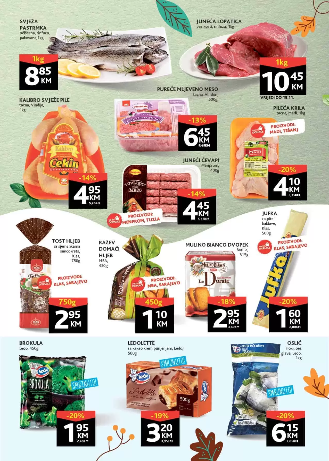 konzum snizenje. konzum akcija. konzum katalog. svjeze voce i povrce