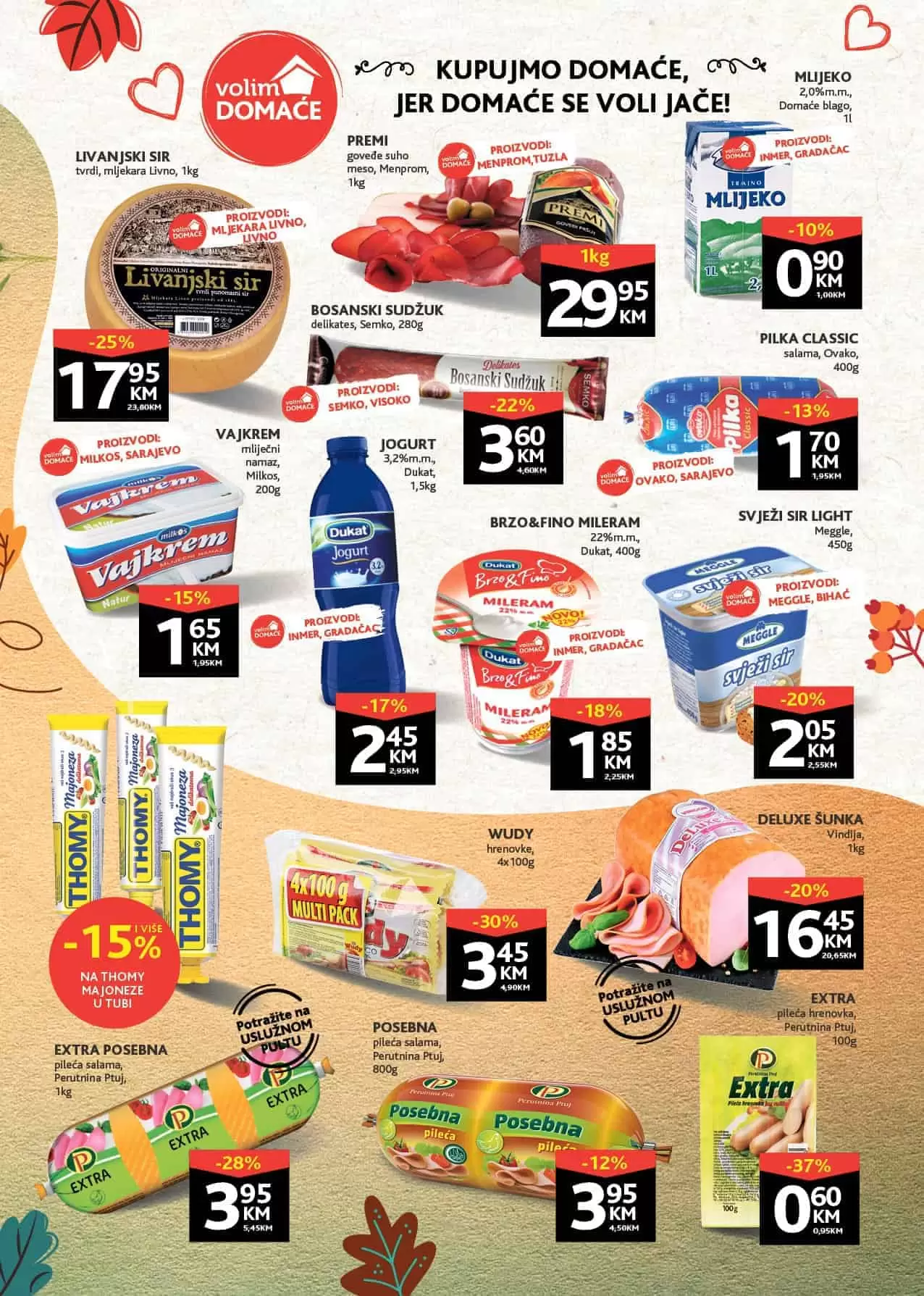 konzum snizenje. konzum akcija. konzum katalog. mesne preradjevine