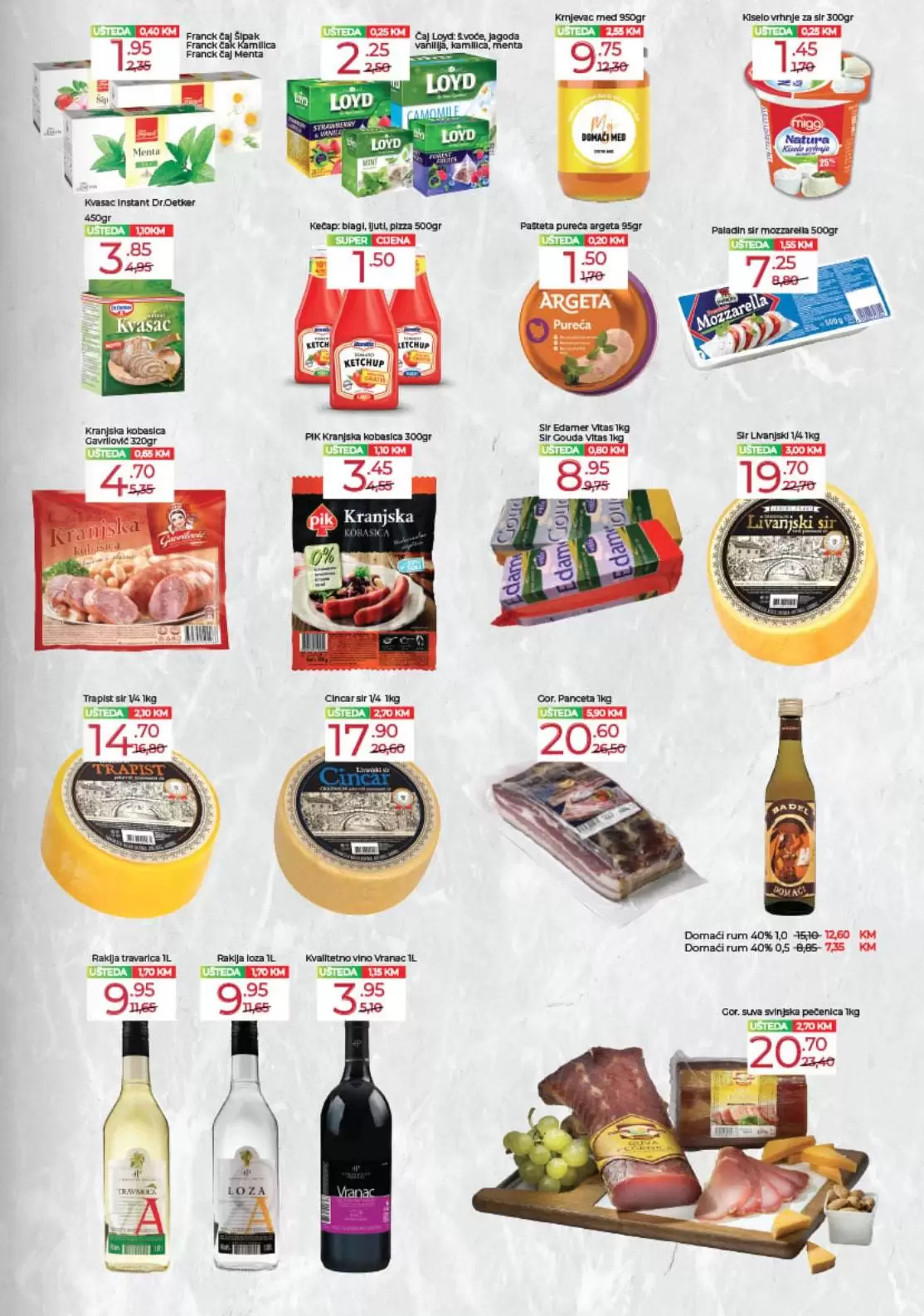 Fis akcijski katalog. snizenje. akcija. popust. snizeno. sir. livada sir. travnicki sir.