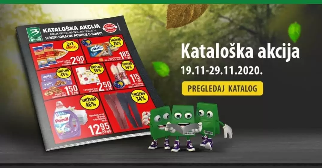 bingo akcijski katalog. snizenje. popust. akcija. snizeno.