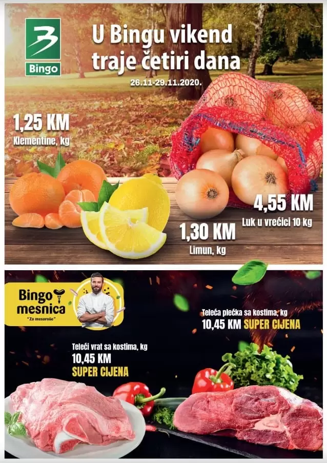 bingo akcijski katalog. snizenje. popust. akcija. snizeno. 