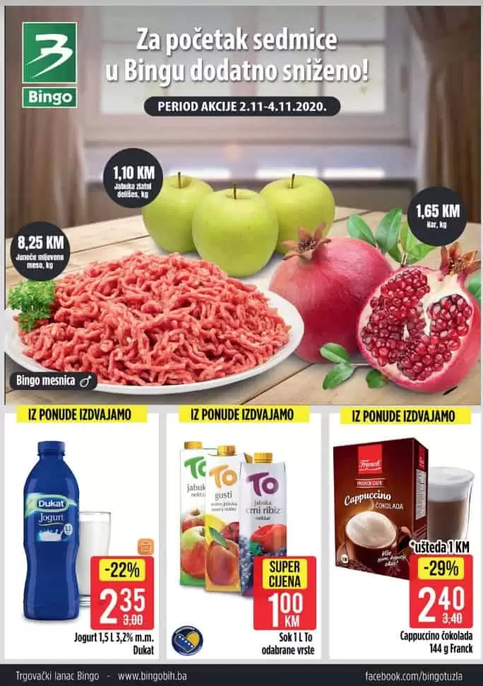 bingo akcijski katalog. snizenje. popust. akcija. snizeno. 