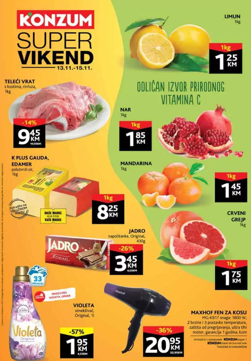 konzum katalog. konzum akcija. snizenje. akcija. popust.