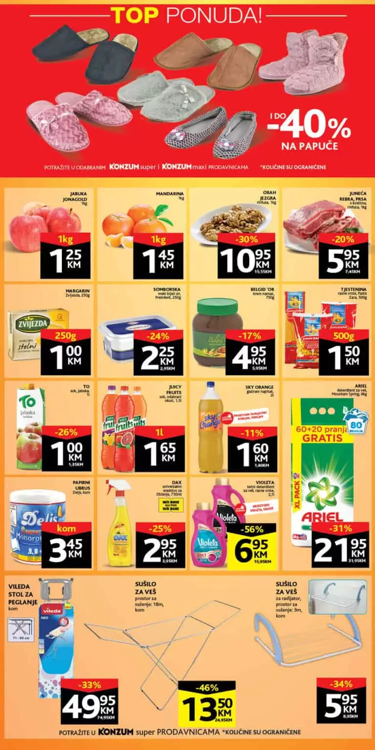 Konzum akcijski katalog. konzum snizenje. konzum akcija. snizeno. popust. katalog.  