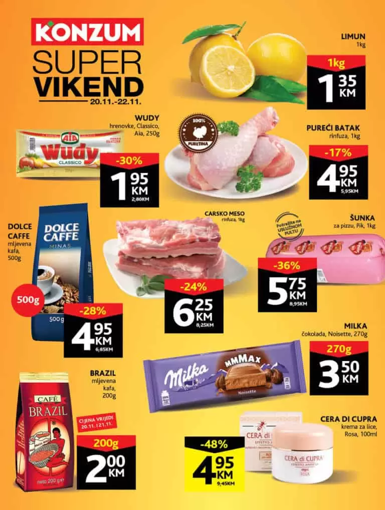 Konzum vikend akcija. konzum katalog. 