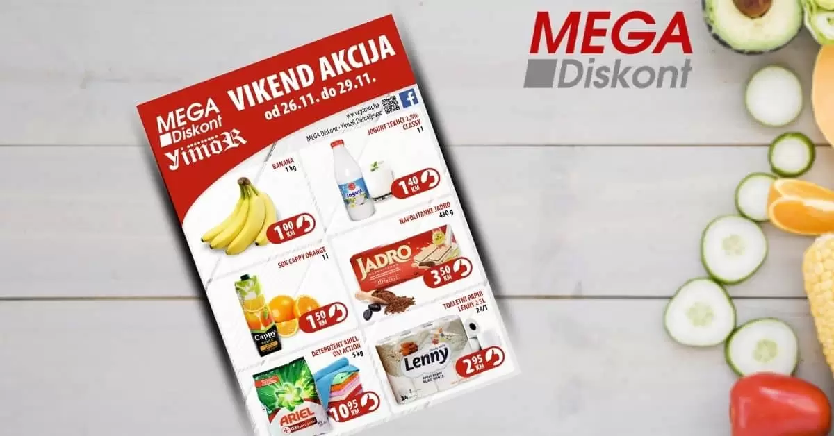 mega diskont yimor vikend akcija