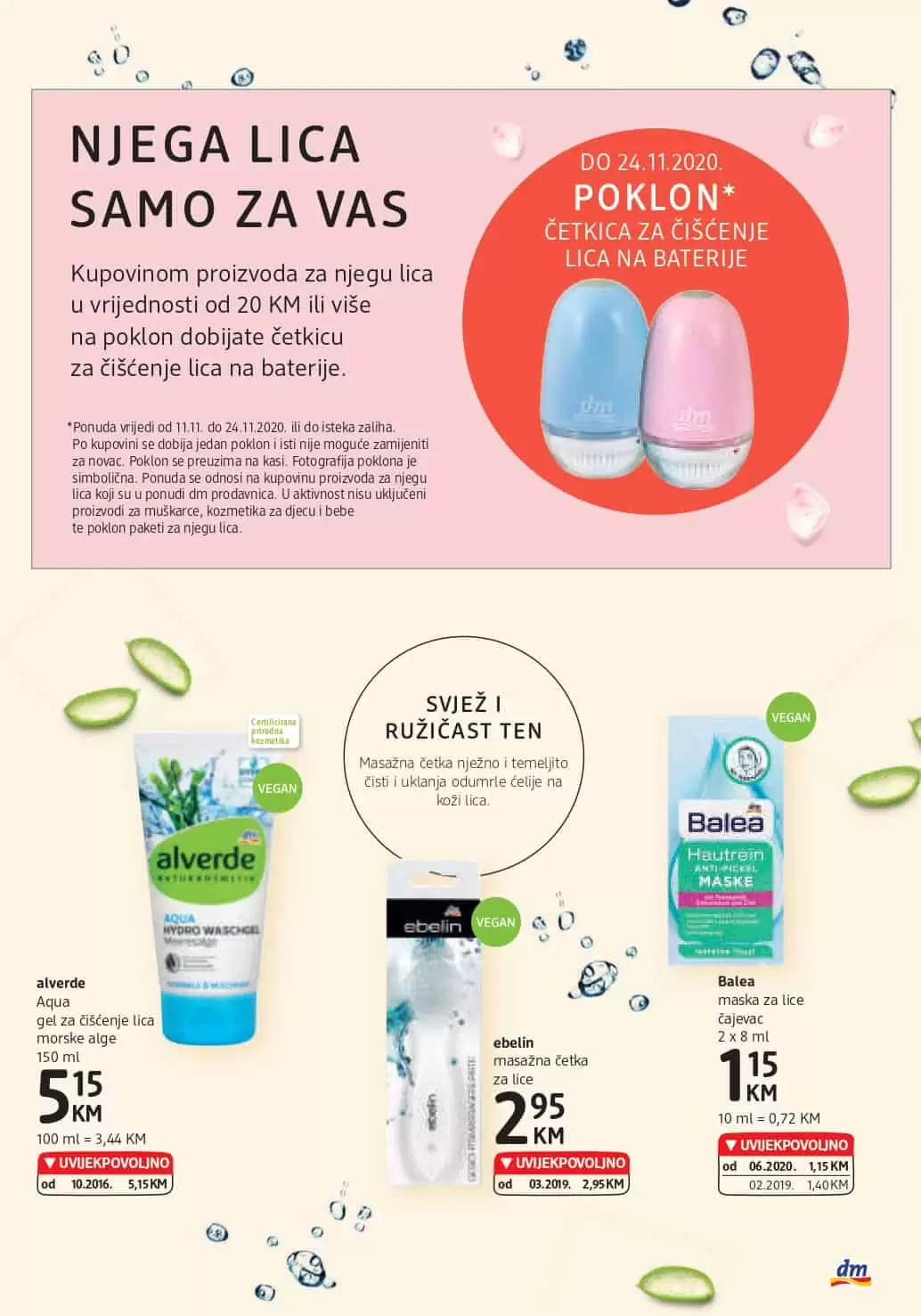 dm-akcijski-katalog cm cosmetic market. bingo. konzum. amko.